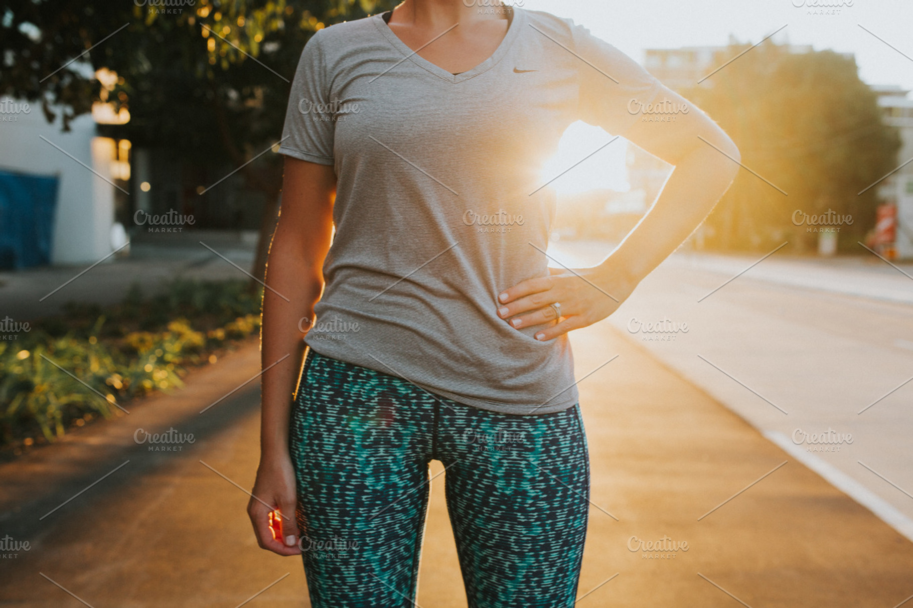 Sunset running v2 containing health, fitness, and runner, a Sports & Recreation Photo by Heart Visuals