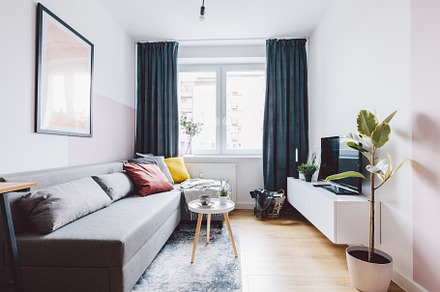 Interior of small apartment.