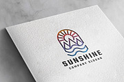 Sun Shine Nature Summer Logo, a Branding & Logo Template by Design_Planet (Thumbnail 3 of 3)