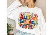 Autism Grandma, Faux Yarn Coquette, an Illustration by DreamCafeArt (Thumbnail 4 of 5)