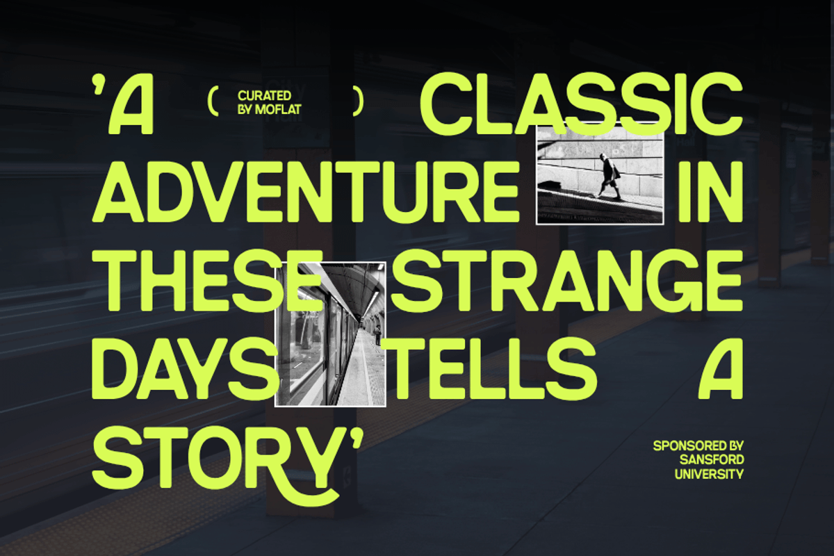 Moflat - Display Sans Serif, a Sans Serif Font by Nirmana Visual (Photo 7 of 10)