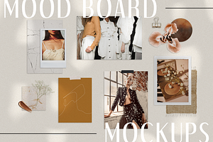 Realistic Mood Board Mockups