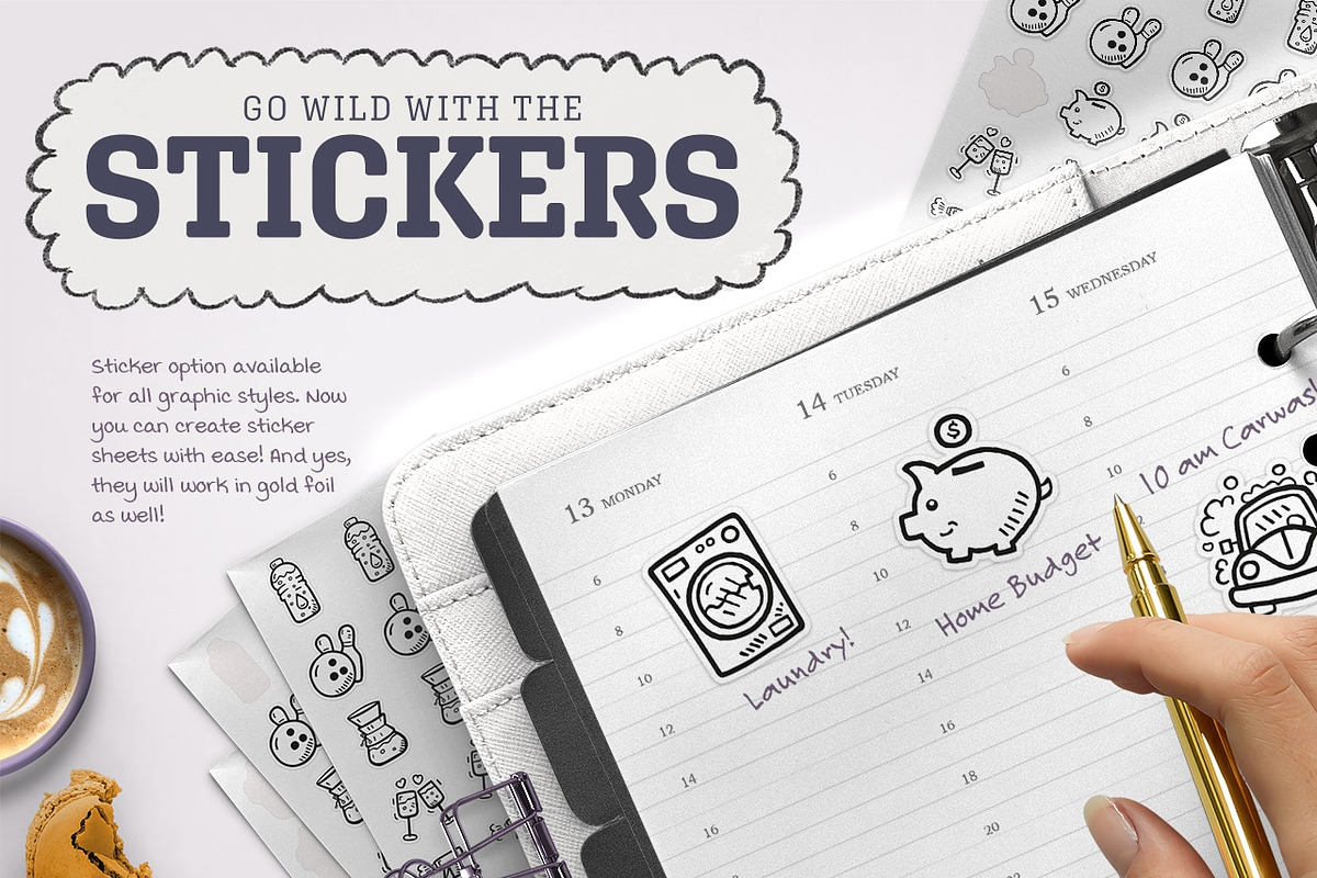 Planner Lite - Hand Drawn Icons, an Outline Icon by Good Stuff No Nonsense (Photo 8 of 12)