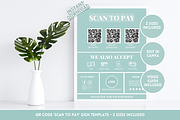 Green Scan to Pay Sign, a Flyer Template by SunshineStudioBoutique (Thumbnail 2 of 10)