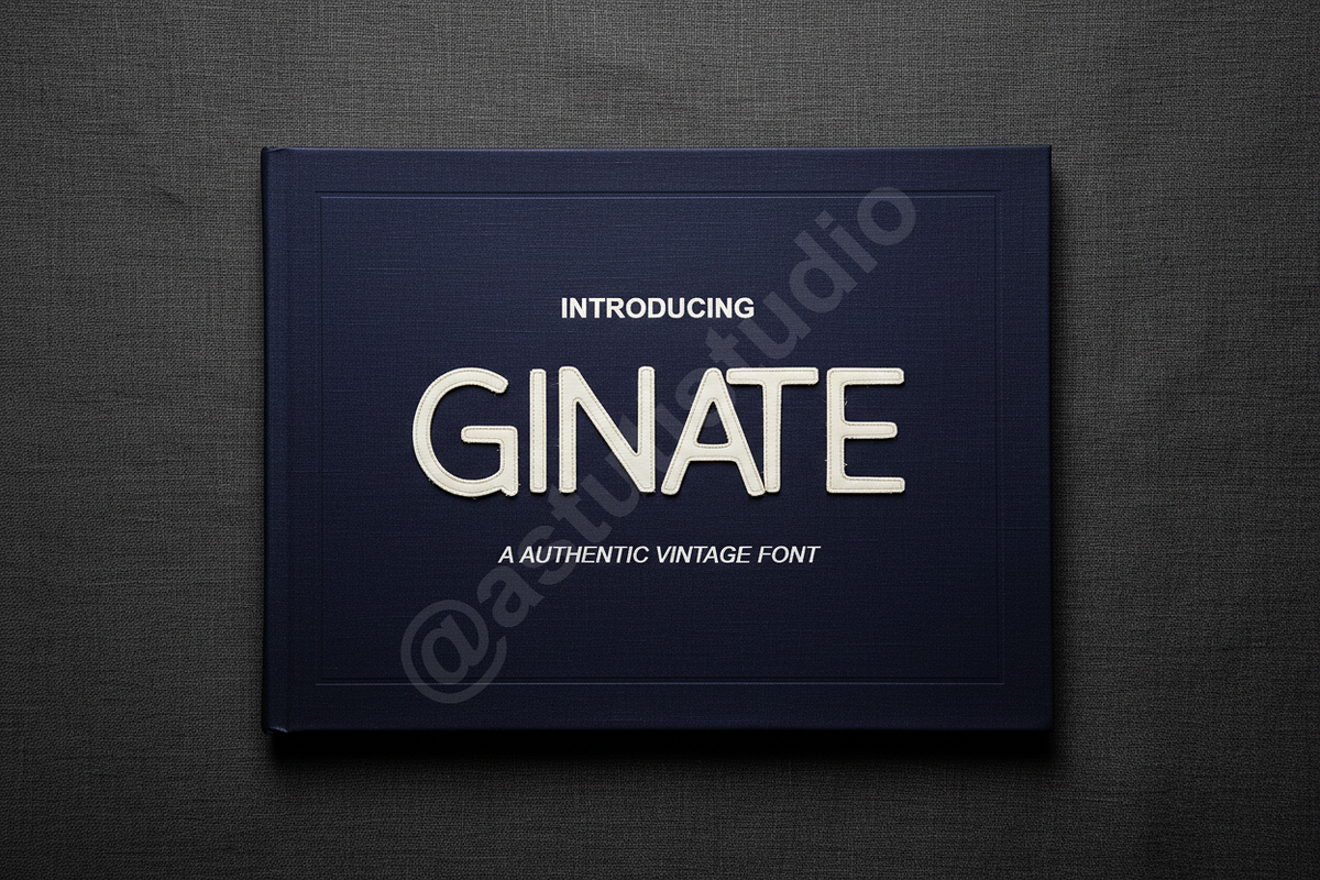 Ginate Font – Elegant Serif Typeface, a Font by Astuti Studio (Photo 1 of 16)