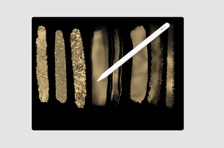 Procreate foil brushes