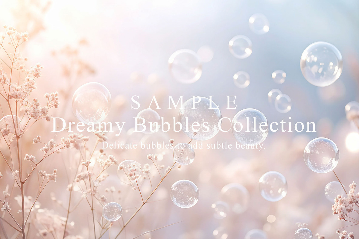 15 Dreamy Bubbles Collection, a Background Graphic by NOMO DESIGN (Photo 15 of 16)