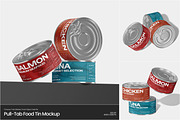 Pull-Tab Food Tin Mockup, a Packaging Mockup by Permadi Creative (Thumbnail 1 of 5)