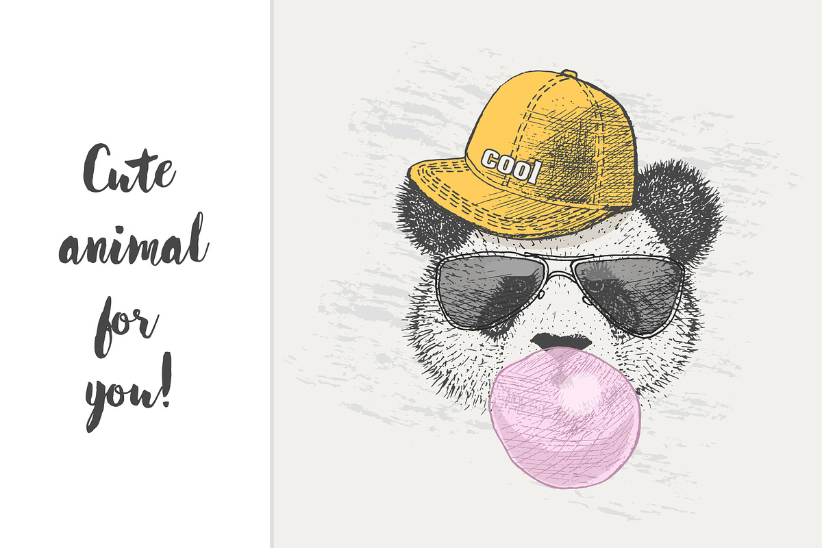 cool Panda, an Object Graphic by Danya