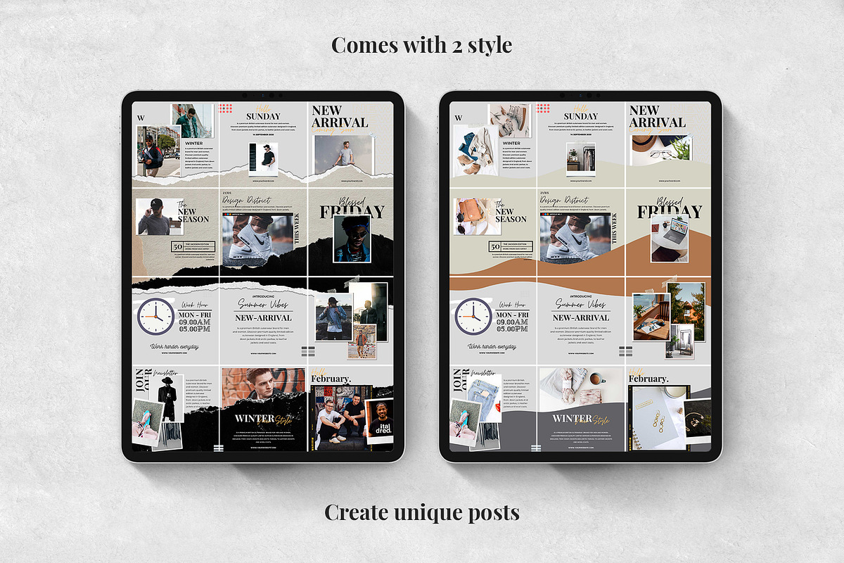 Diary Puzzle, a Social Media Template by Analogi Studio (Photo 3 of 12)