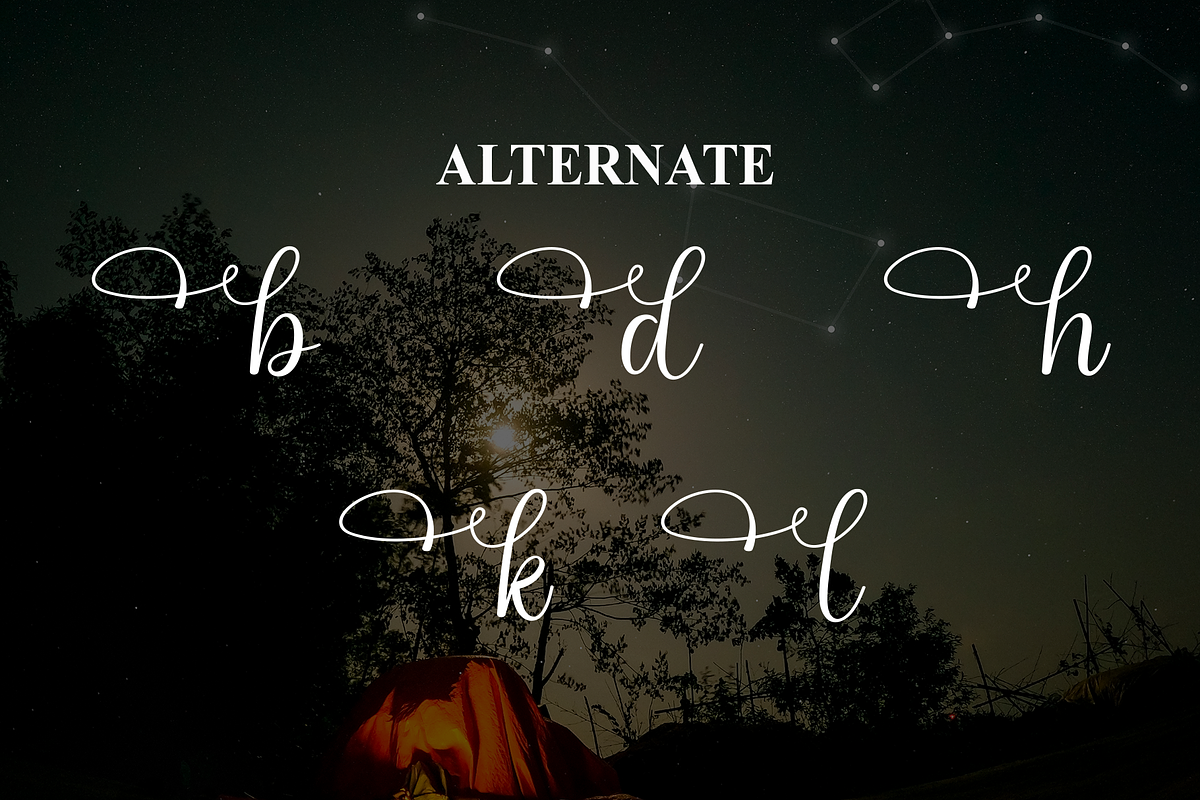 Tonight | Script Font, a Handwritten Font by Scratchones (Photo 8 of 9)