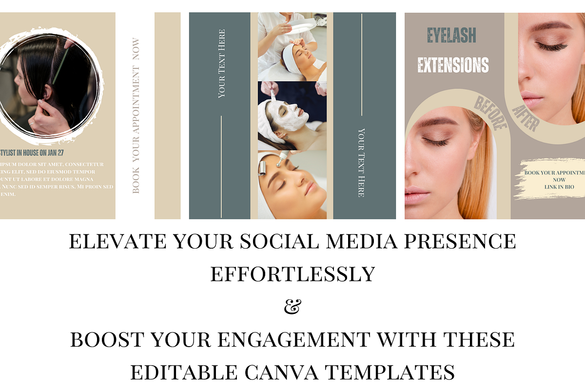 Neutral Tranquility Canva Pack, a Social Media Template by Contento BH (Photo 4 of 4)