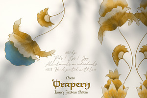 Drapery, Luxury Jacobean Pattern