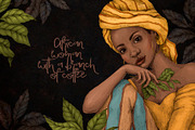 Time for Coffee illustration set, an Illustration by Alamella (Thumbnail 4 of 10)