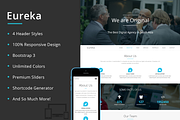 Eureka - One Page WordPress Theme, a WordPress Template by Gentil Studio (Thumbnail 1 of 4)