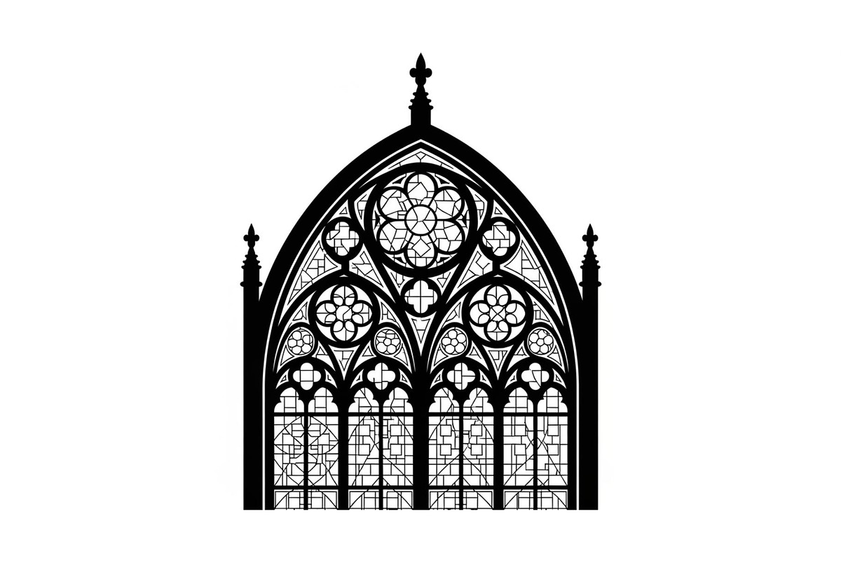 Gothic Church Window Frame Bundle, an Illustration by jahid234 (Photo 16 of 31)