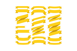 Vector colored ribbon banners., an Object Graphic by Flower Travelin Man