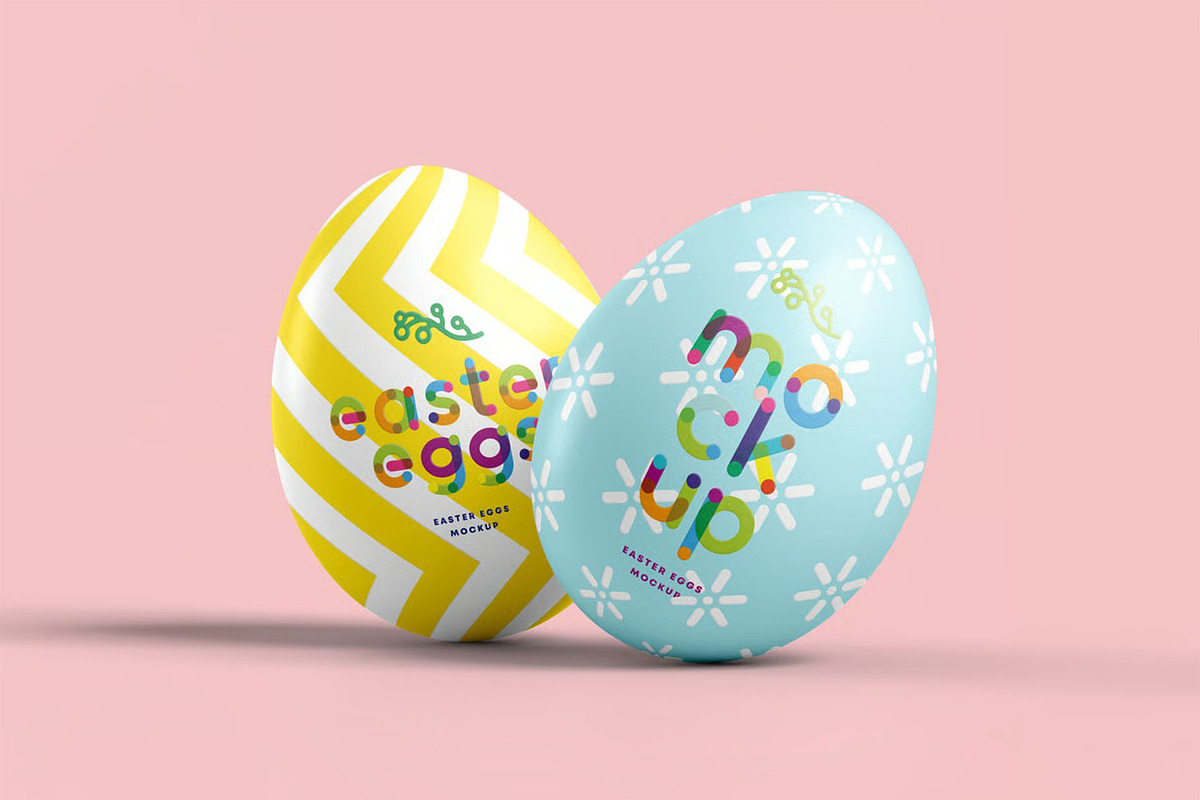 Easter Eggs Mock-up, a Product Mockup by zippypixelstudio (Photo 10 of 11)