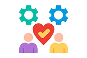 Respect Flat Icon, a Duotone Icon by Pexelpy (Thumbnail 1 of 2)