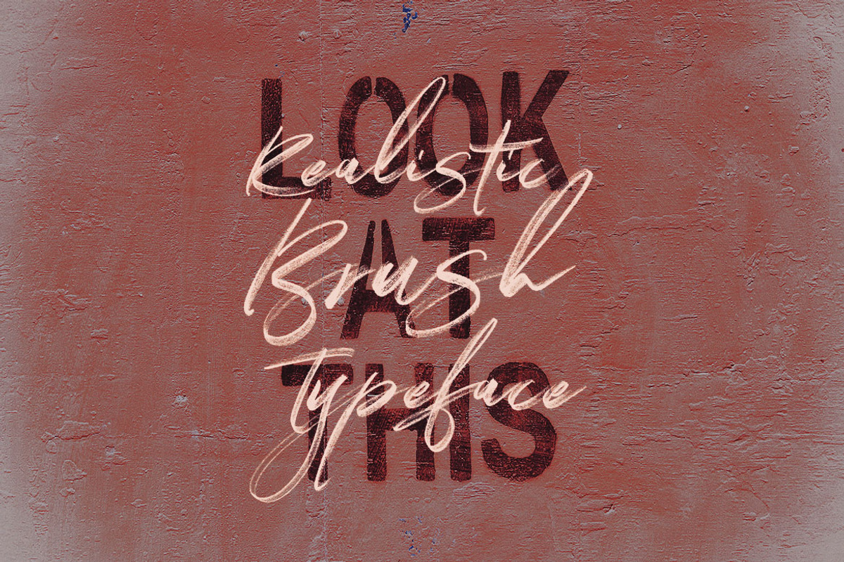 Right Brush & SVG Font, a Script Font by Cruzine (Photo 15 of 18)