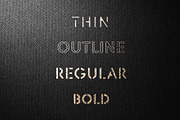 Stencil Headline Font, a Sans Serif Font by artyway (Thumbnail 2 of 5)