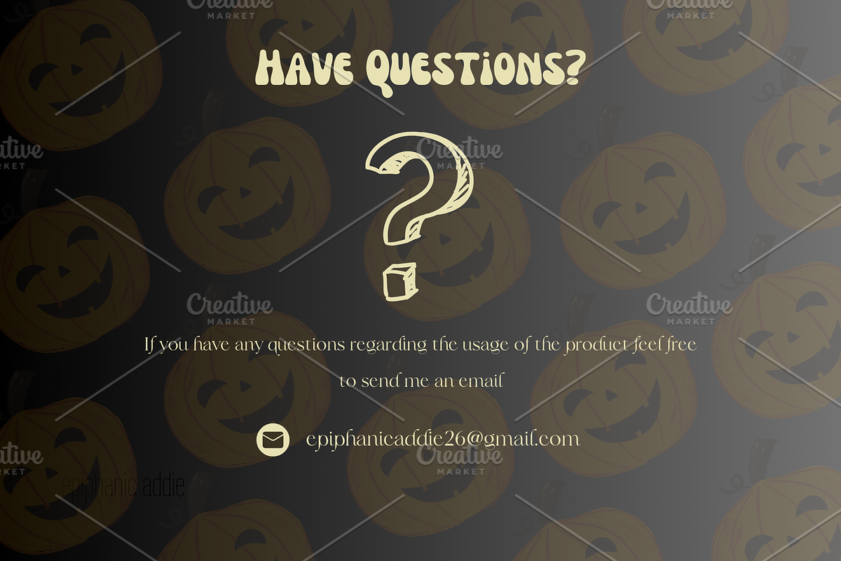 Retro Halloween Insta posts template, a Social Media Template by Epiphanic Addie (Photo 5 of 5)