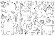 Forest Animals Collection, an Animal Illustration by Gulnara Sabirova (Thumbnail 6 of 15)