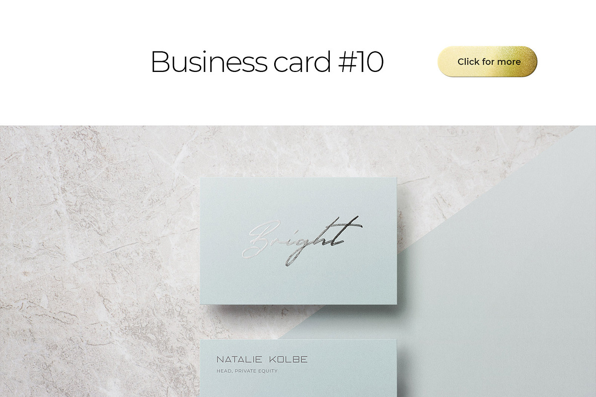 Business Card Bundle Template Mockup, a Business Card Template by PrintPixel (Photo 12 of 28)