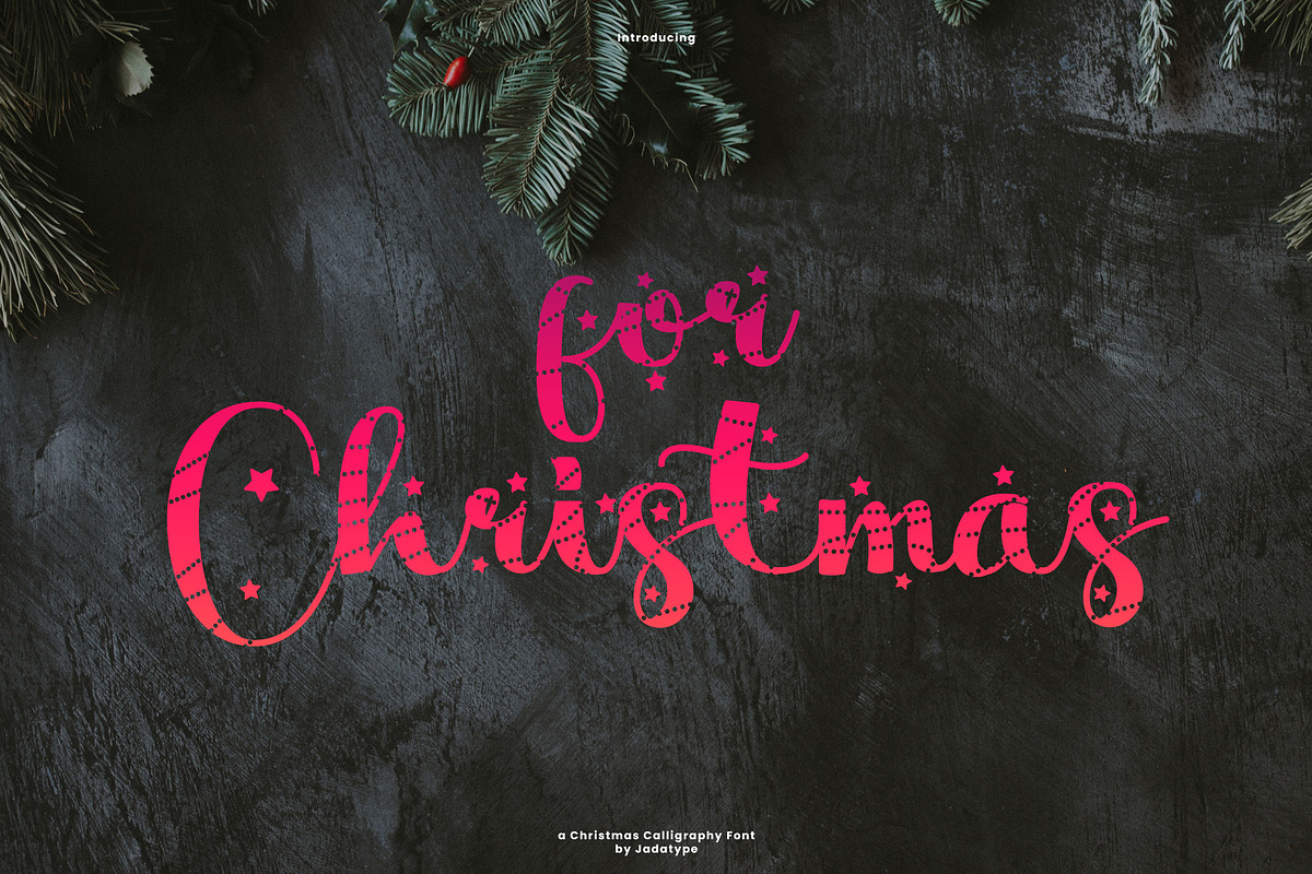 For & After | Christmas Font Duo, a Script Font by Jadatype.id (Photo 1 of 12)