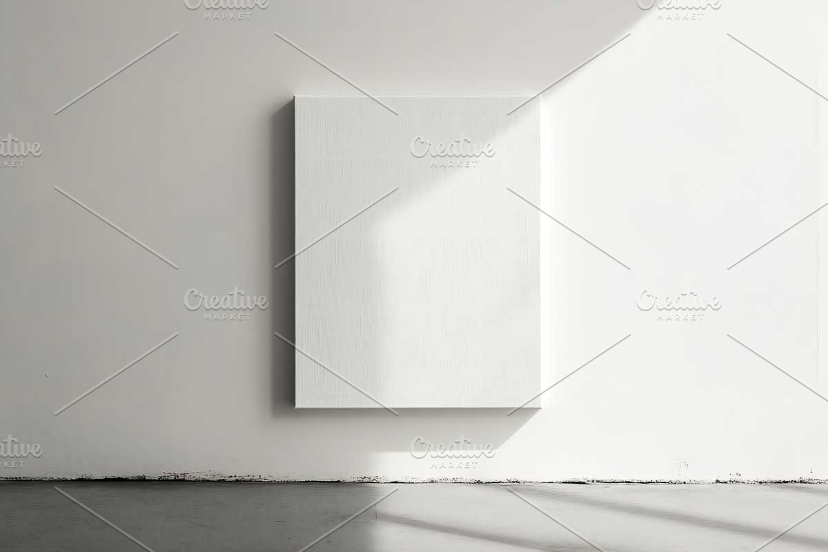 Art Canvas Mockup Minimal Interior, a Templates & Theme by VetalStock (Photo 3 of 12)