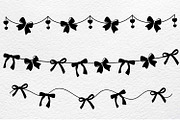 Elegant Coquette Bow Tie Clipart Set, an Object Graphic by Watercolor dreams (Thumbnail 3 of 3)
