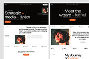 Aáxon Personal Portfolio Agency Webs, an UI Kit Template by Creative Perspective (Thumbnail 1 of 6)