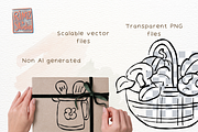 Fall Doodle Elements Hand Drawn SVG, a Seasonal Illustration by RimzStudio (Thumbnail 4 of 7)