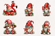 Watercolor Beach Gnome Clipart, an Illustration by CreationArt (Thumbnail 6 of 7)