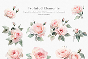 Rose Riviere - Watercolor Floral, a Decorative Illustration by ThaismotaCreativeCo (Thumbnail 7 of 9)