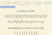 Sailor Stripes Font + Illustrations, a Sans Serif Font by On the Mark Designs (Thumbnail 2 of 6)