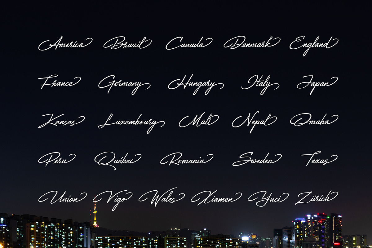 Blue Handwritten Font, a Script Font by sunnytudu (Photo 13 of 13)