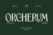 TBJ Orcherum Unique Ligatures Sans, a Font by Taboja Studio (Thumbnail 1 of 21)