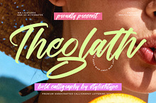 Theglath Bold Calligraphy Font