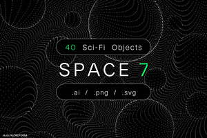 Space 7 - 40 Backgrounds + Objects