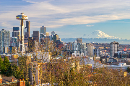 The seattle skyline featuring landscape, architecture, and background, an Architecture Photo by Always Wanderlust