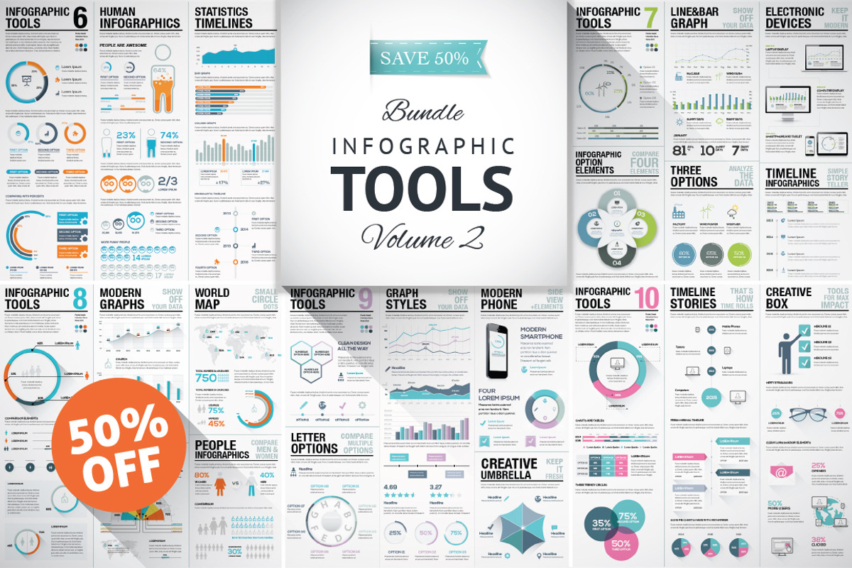 SAVE 15% - Infographic Mega Bundle, a Presentation Template by ...