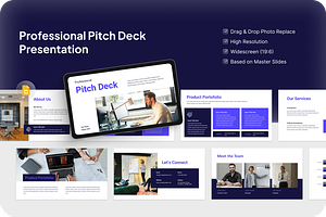 Professional Pitch Deck GoogleSlide, a Presentation Template by Annora Studio