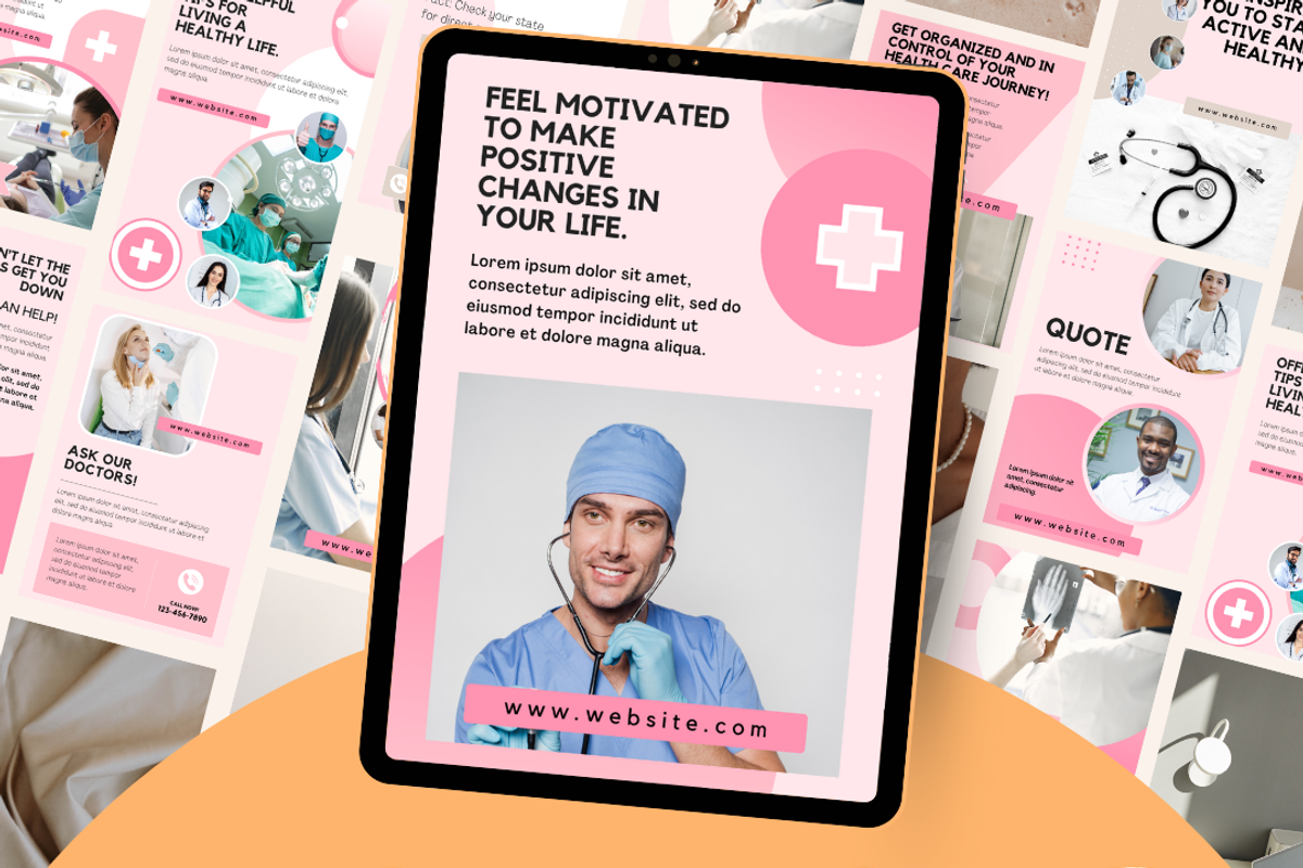 HEALTHCARE SOCIAL MEDIA TEMPLATE, a Social Media Template by Local Marketing Templates (Photo 10 of 10)
