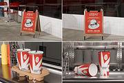 20 Burger Restaurant Branding Mockup, a Packaging Mockup by Vitora Mockup (Thumbnail 3 of 6)