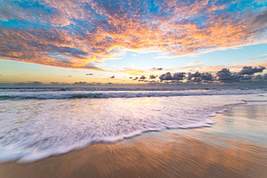 Beautiful beach landscape containing australia, gold coast, and queensland