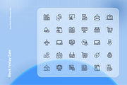 Black Friday Sale Icon Set, an Icon by Nathaya Studio (Thumbnail 2 of 2)