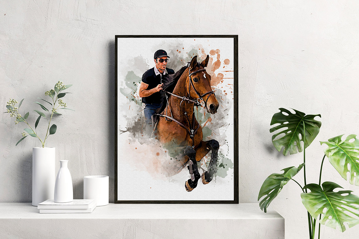 Watercolor Manipulation Horse Effect, an Action Add-On by MRI STUDIO (Photo 3 of 14)