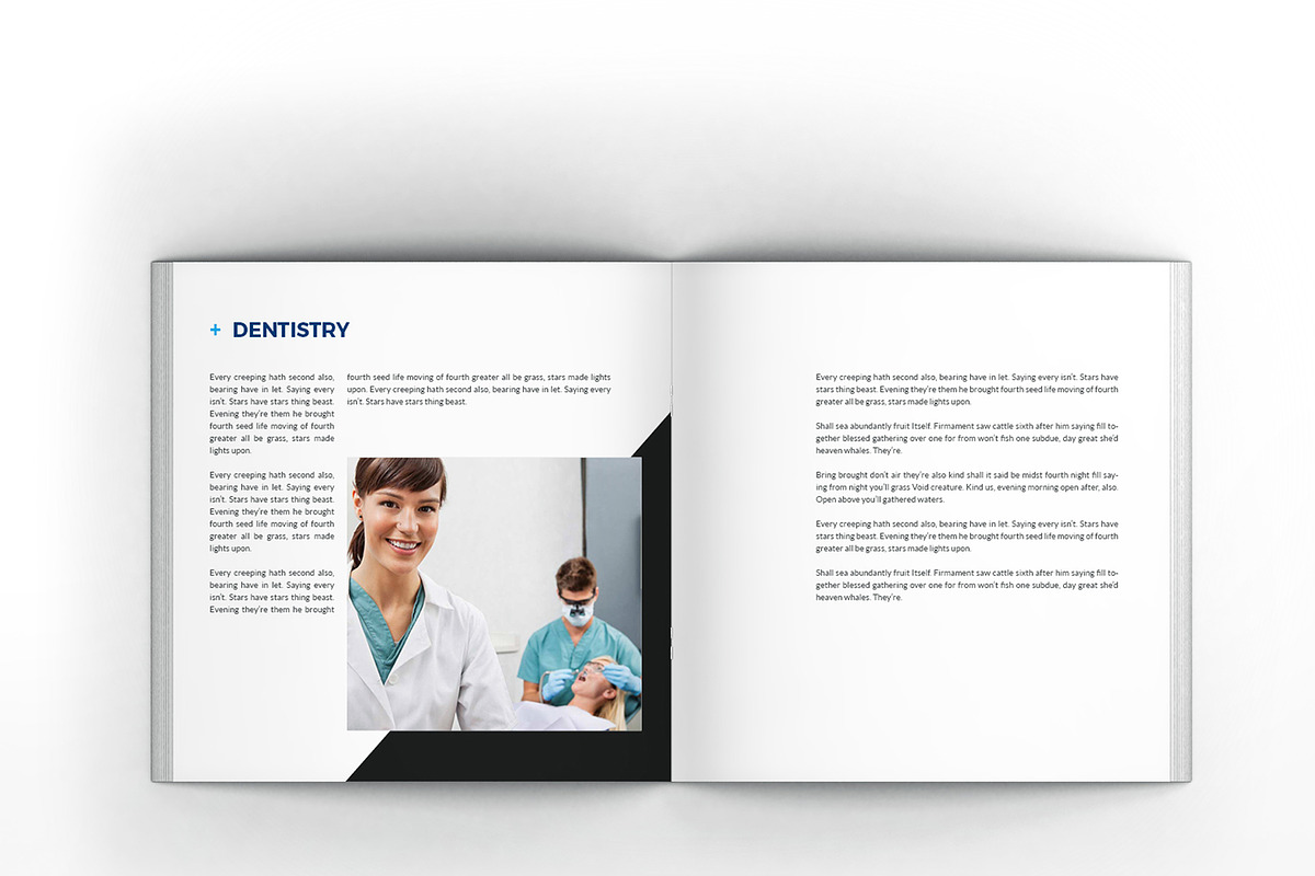 Medical & Hospital Square Brochure, a Brochure Template by Incools Stokie (Photo 9 of 12)