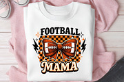 Football Mama Png Tshirt Bow Sports, a Sport Illustration by SugarCloudStudioArt (Thumbnail 5 of 6)